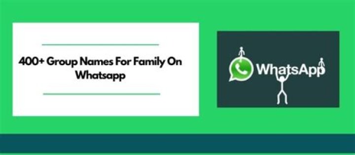 Group Names For Family On Whatsapp