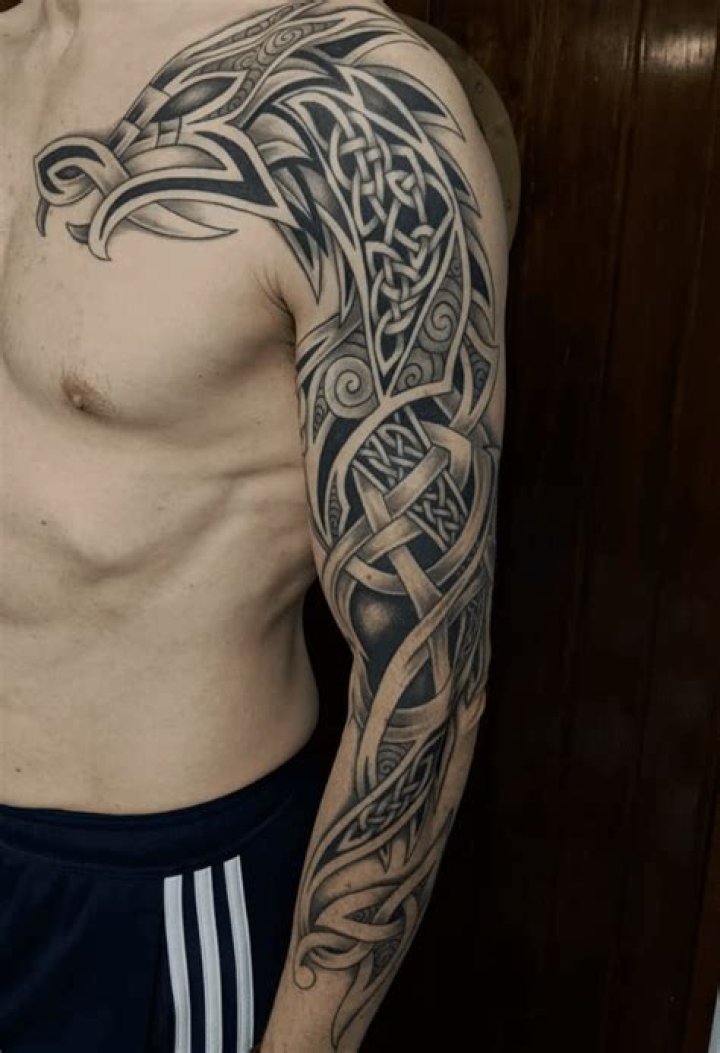 Irish Celtic Shoulder Tattoos