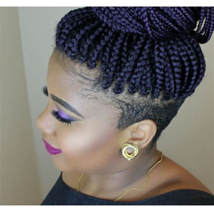 Short Black Hairstyles With Shaved Sides And Back