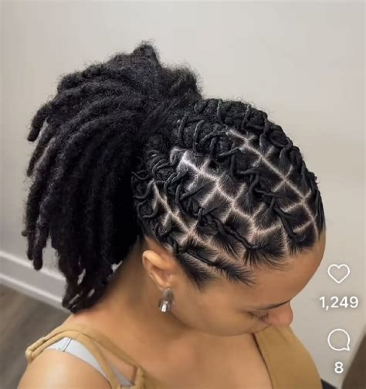 Starter Loc Styles For Woman