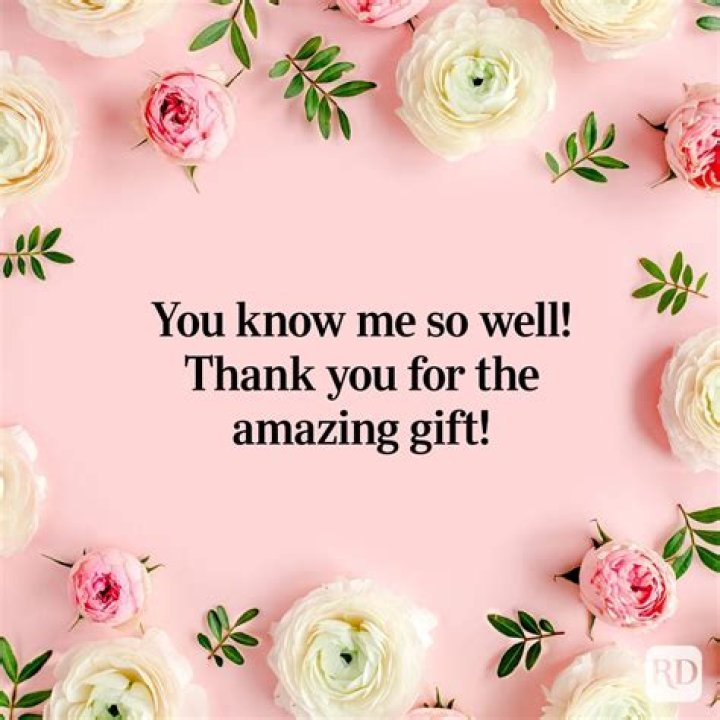 Thank You For The Presents Quotes