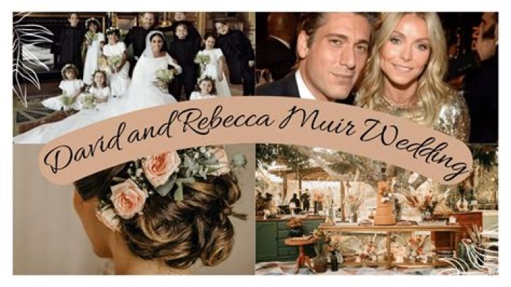 Unveiling David Muir's Wedding Bliss: Exclusive Photos